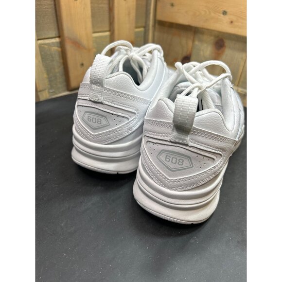 New Balance 608 Unisex Training Shoes White Leather M11.5 W13 main image 4